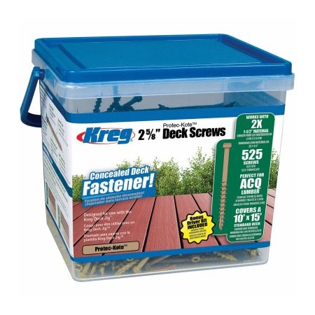 Kreg 525CT 258 Deck Screws SDK-C262W-525